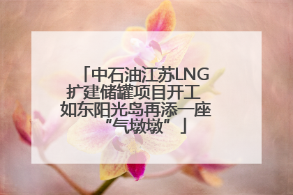 中石油江苏LNG扩建储罐项目开工 如东阳光岛再添一座“气墩墩”